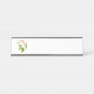 T Rex Dinosaur Desk Name Plate