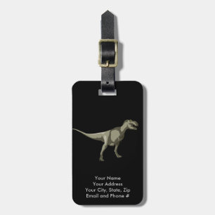 T-rex Dinosaur, Dino Design Luggage Tag