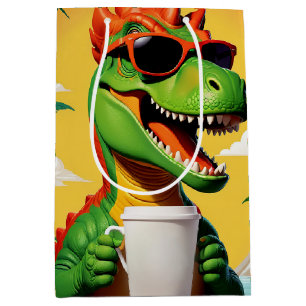 T-Rex Dinosaur Funny Medium Gift Bag
