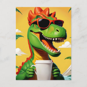 T-Rex Dinosaur Funny  Postcard