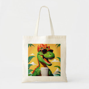 T-Rex Dinosaur Funny Tote Bag