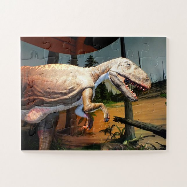 T rex dinosaur jigsaw puzzle (Horizontal)