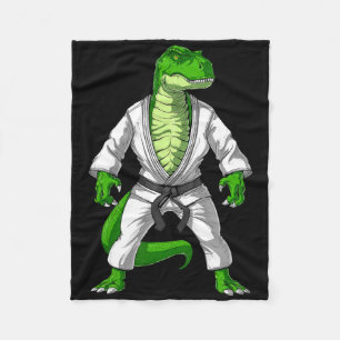 T-rex Dinosaur Jiu-jitsu Judo Karate Taekwondo Mar Fleece Blanket