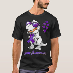 T-rex Dinosaur Lupus Awareness Day Dino Toddlers T-Shirt