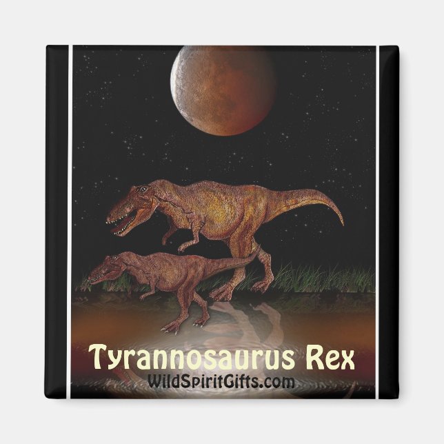 T-REX Dinosaur Magnet (Front)