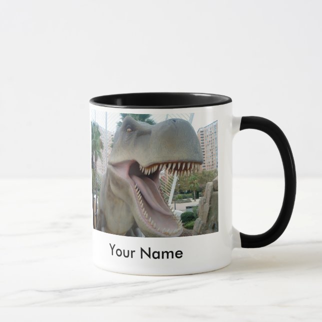 T-Rex Dinosaur Mug (Right)