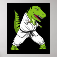T-Rex Dinosaur Ninja Martial Arts Karate