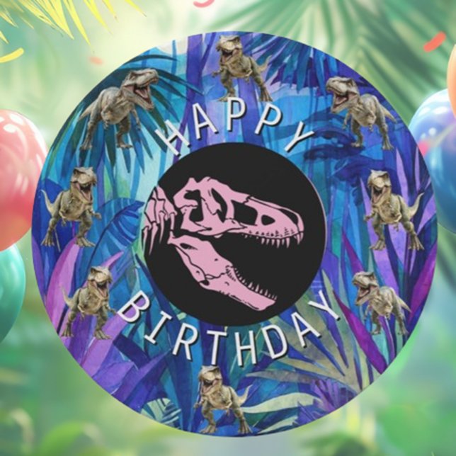T Rex Dinosaur Party Paper Plate (T-Rex Dinosaur Party Paper Plates: Fun for Every Dino Fan!)