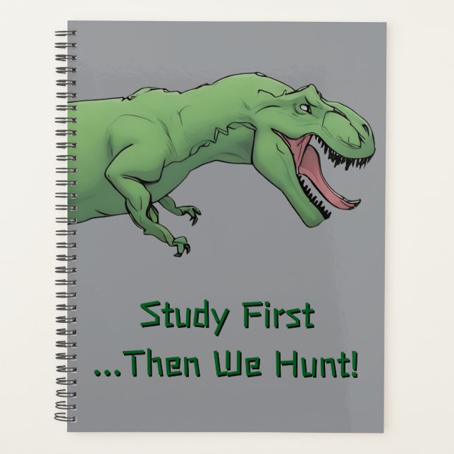 T-Rex Dinosaur School Hardcover School Planner (Front)