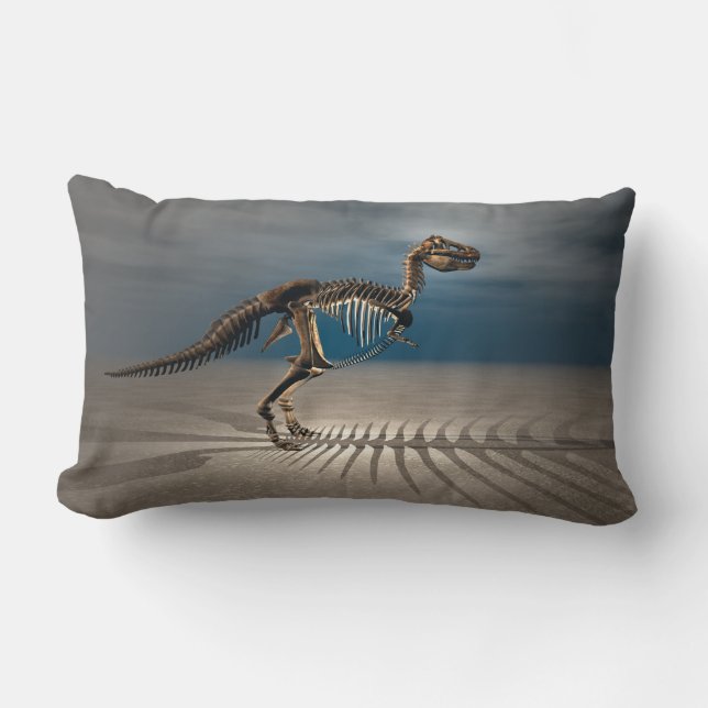 T. rex Dinosaur Skeleton pillow (Front)