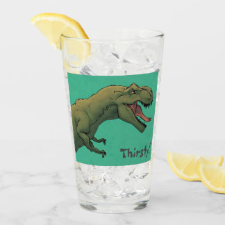 T-Rex Dinosaur Thirsty! Cup Drinking Glass