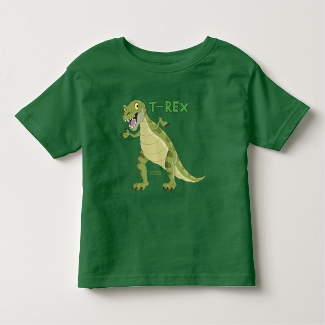 T-REX Dinosaur Toddler T-Shirt (Front)