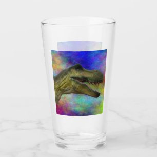 T-Rex Dinosaur Tyrannosaurus Head Glass