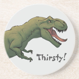 T-Rex Dinosaur Tyrannosaurus Thirsty Feed Me! Coaster