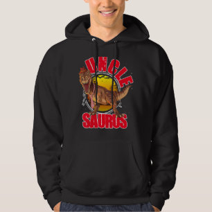 T Rex Dinosaur Uncle Family Member Unclesaurus Hoodie
