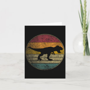 T Rex Dinosaur - Vintage Love Women Kids Men Retro Card