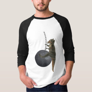 T-Rex Dinosaur Wrecking Ball T-Shirt