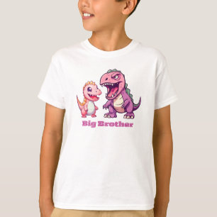 T-Rex Dinosaurs Big Brother Personalized T-Shirt