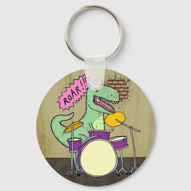T Rex Drums Key Ring (Front)