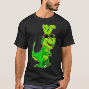 T Rex Easter Bunny Dinosaur Boys Basket Stuffers T-Shirt