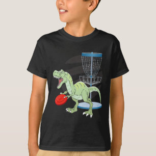 T Rex Frisbee Dinosaur Recreational Tosser Dino Di T-Shirt