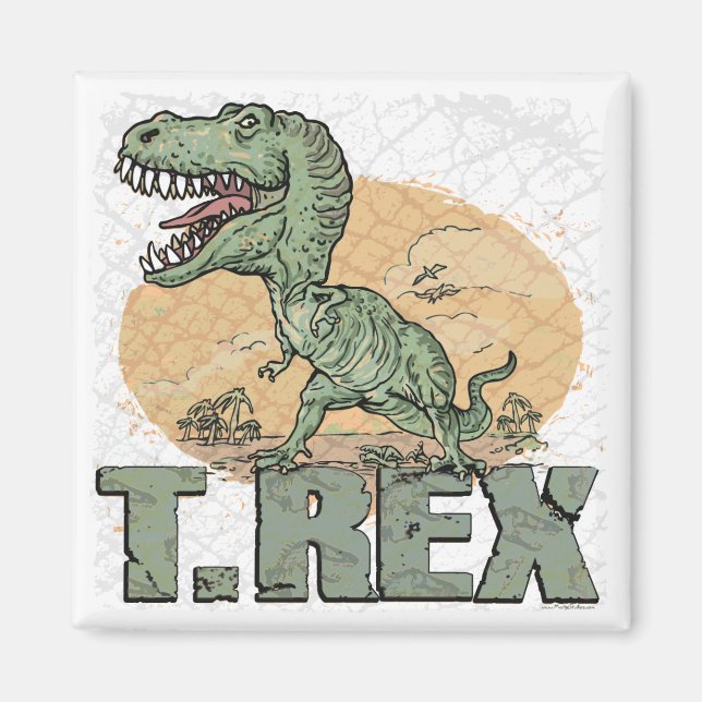 T Rex Gift Ideas by Mudge Studios Magnet (Front)
