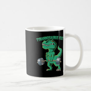 T-rex Gym Bodybuilding Tyrannosaurus Flex Coffee Mug