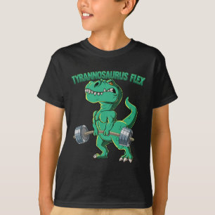T-rex Gym Bodybuilding Tyrannosaurus Flex  T-Shirt