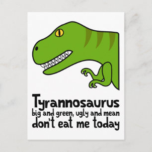 T-Rex Haiku Postcard