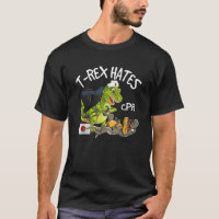 T Rex Hates CPR Dinosaurs Funny Nurse Rescue Injur