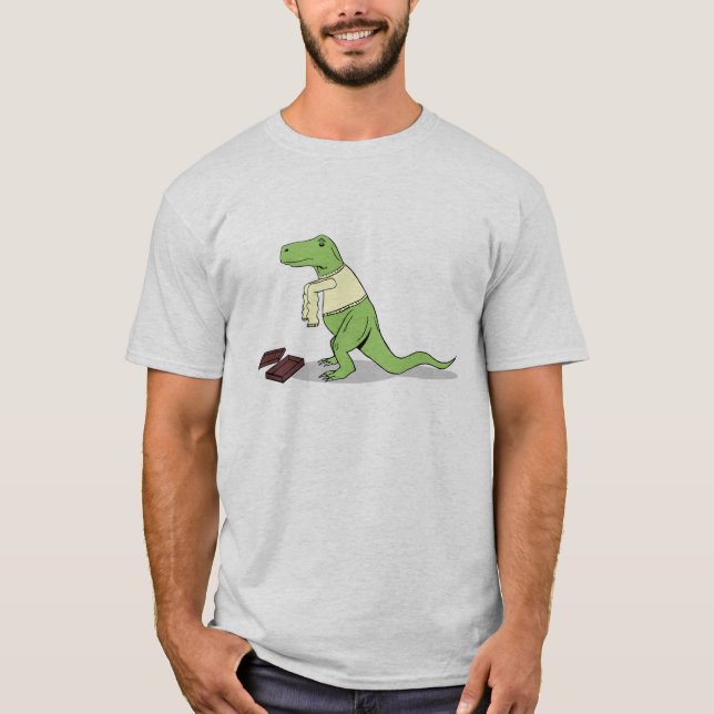 T.rex hates long sleeves T-Shirt (Front)
