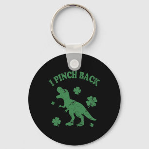 T-rex I Punch Ck Funny St Patrick's Day I Pinch Ck Key Ring