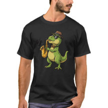 T-Rex Jazz Musician T-Shirt