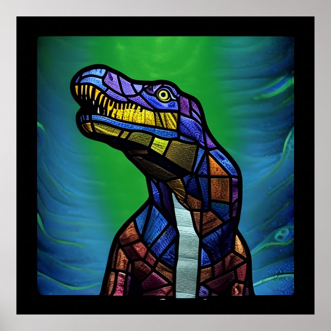 T-Rex King Of The Dinosaurs Poster (Front)