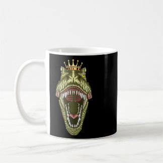 T-Rex King Wearing A Crown  Coffee Mug