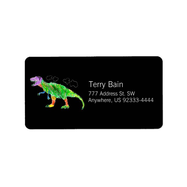 T-Rex Label (Front)