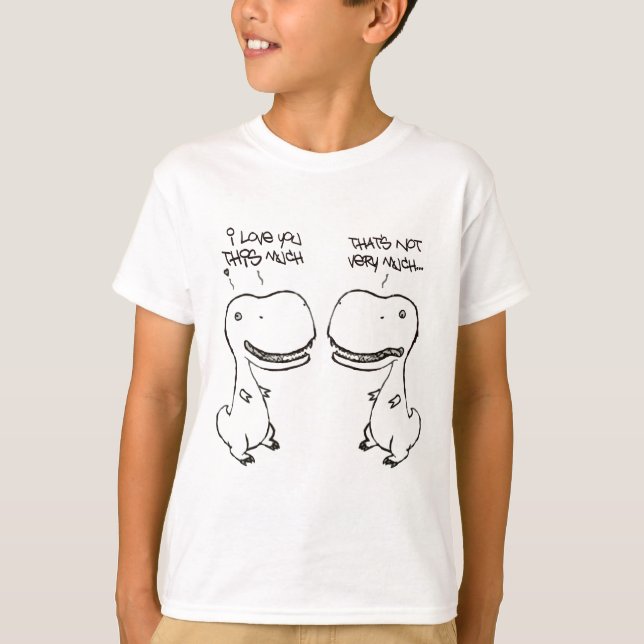 T-rex love T-Shirt (Front)