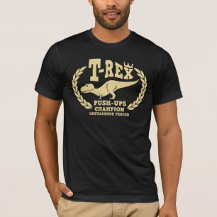 T-Rex Loves Push-Ups T-Shirt