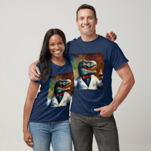 T Rex Mad Scientist T-Shirt
