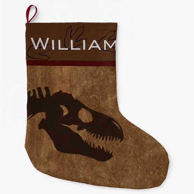 T-Rex Personalised Stocking (Front)
