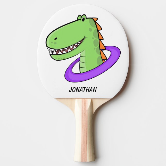 T-Rex Ping Pong Paddle (Front)