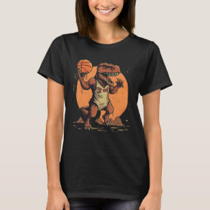 T Rex playing Basketball Coach Dino Trex Rex Sport T-Shirt
