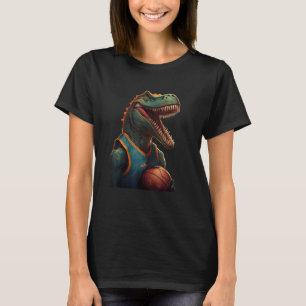 T Rex playing Basketball Coach Dino Trex Rex Sport T-Shirt