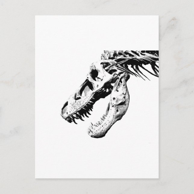 t-rex postcard (Front)