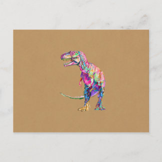 T. rex postcard