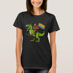 T Rex Pride Month LGBTQ Rainbow Dinosaur T-Shirt