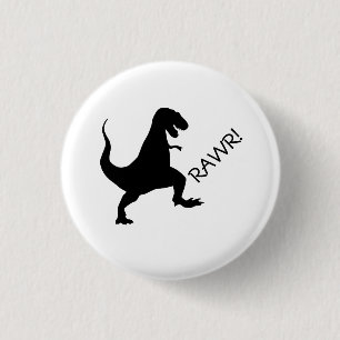 T Rex rawr! Button