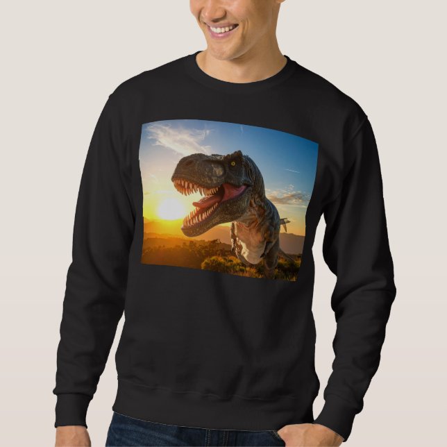 T-Rex Roar design Sweatshirt (Front)