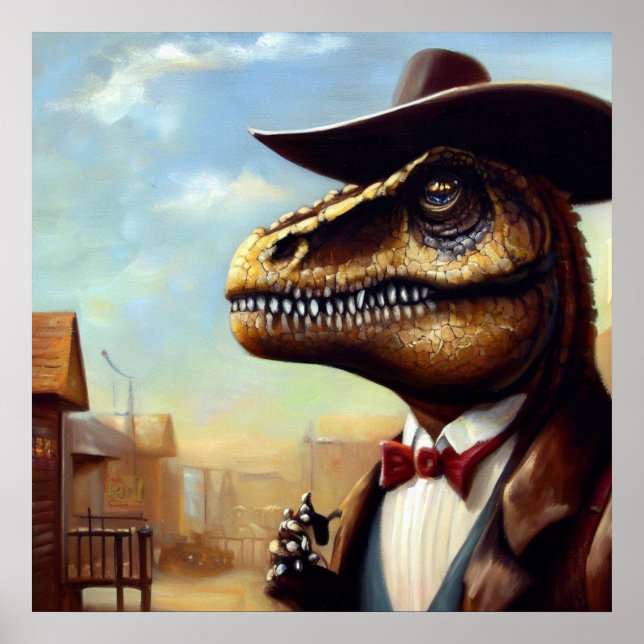 T Rex Sheriff Poster (Front)