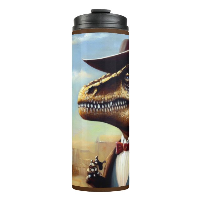 T Rex Sheriff Thermal Tumbler (Front)